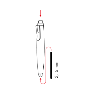 Changing refills - LAMY scribble 3,15 mm